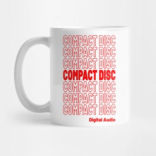 Compact Disc Digital Audio CD Thank You Mug